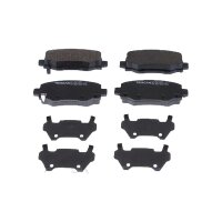 Brake pad set discs 17.7 mm incl. wear warning contact...