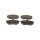 Brake pad set discs 16 mm TRISCAN IAM-Expertise for e.g. VW GOLF
