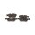 Brake pad set discs 17.5 mm TRISCAN IAM-Expertise for BMW 3 Series and others