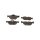Brake pad set discs 17 mm TRISCAN IAM-Expertise for BMW 3 Series and others