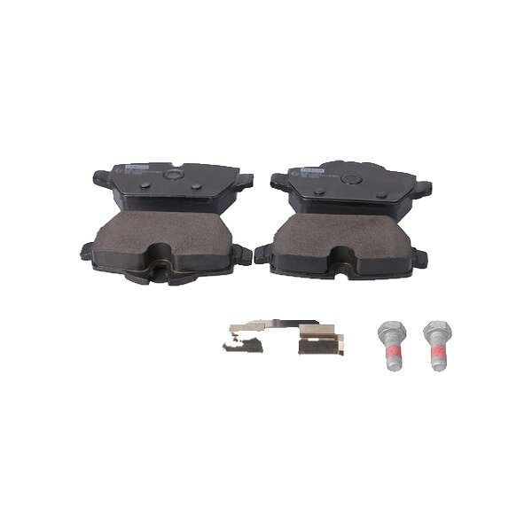 Brake pad set discs 17 mm TRISCAN IAM-Expertise for BMW 1 Series and others
