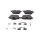 Brake pad set discs 17 mm TRISCAN IAM-Expertise for BMW 1 Series and others
