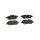 Brake pad set discs 17.6 mm TRISCAN IAM-Expertise for BMW 1 Series and others