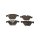 Brake pad set discs 19.8 mm TRISCAN IAM-Expertise for BMW 3 Series and others