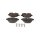 Brake pad set discs 17.8 mm TRISCAN IAM-Expertise for BMW 5 Series and others