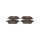 Brake pad set discs 17.8 mm TRISCAN IAM-Expertise for MINI and others