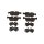 Brake Pad Set Disc Brake 15,7 mm TRISCAN IAM-Expertise for e.g. BMW 2 Series