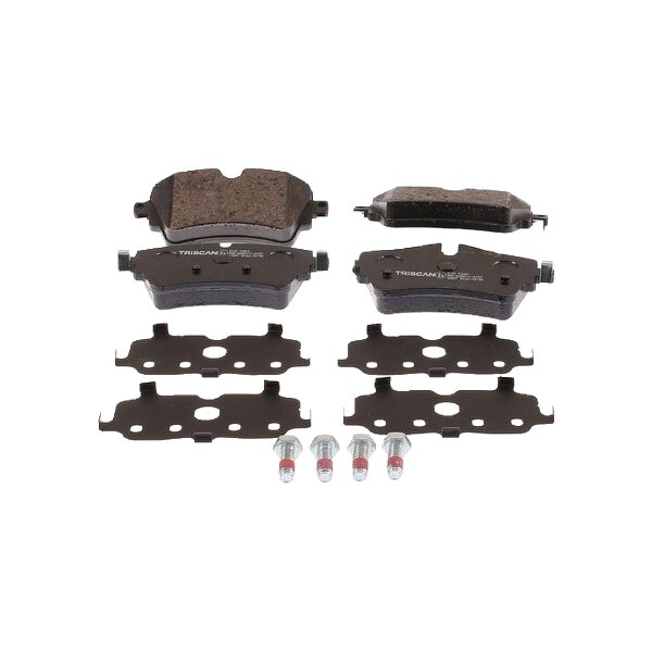 Brake pad set discs 17.7 mm TRISCAN IAM-Expertise for MINI and others
