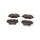 Brake Pad Set Disc 18.4 mm TRISCAN IAM-Expertise for BMW 5 Series and others