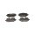 Brake Pad Set Disc Brake 18 mm TRISCAN IAM-Expertise for BMW X1 and others