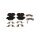 Brake Pad Set Disc Brake 74.6 mm TRISCAN IAM-Expertise for BMW X1 and others