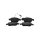Brake pad set discs 18.8 mm TRISCAN for e.g. ALFA ROMEO GIULIETTA