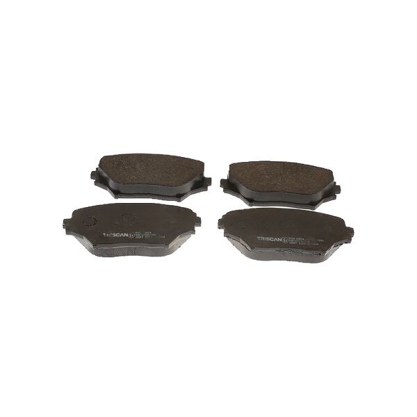 Brake pad set discs 17.5 mm TRISCAN IAM-Expertise for TOYOTA RAV