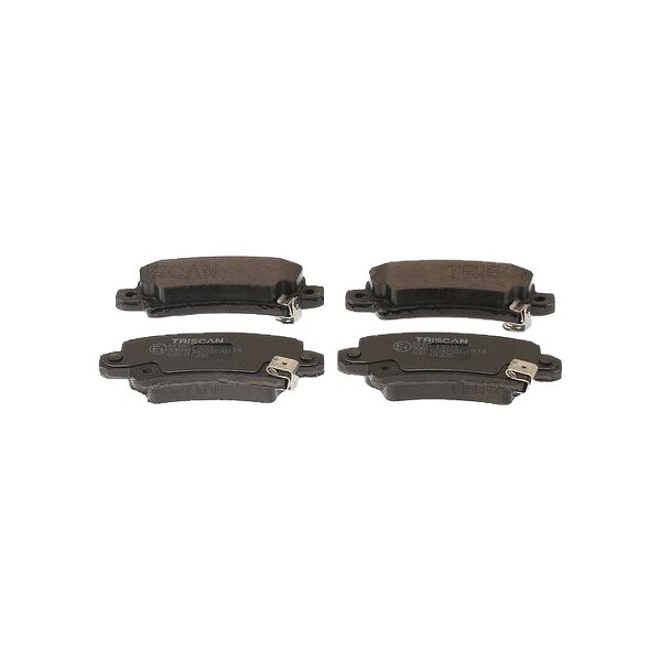 Brake pad set discs 16.1 mm TRISCAN for TOYOTA COROLLA and others