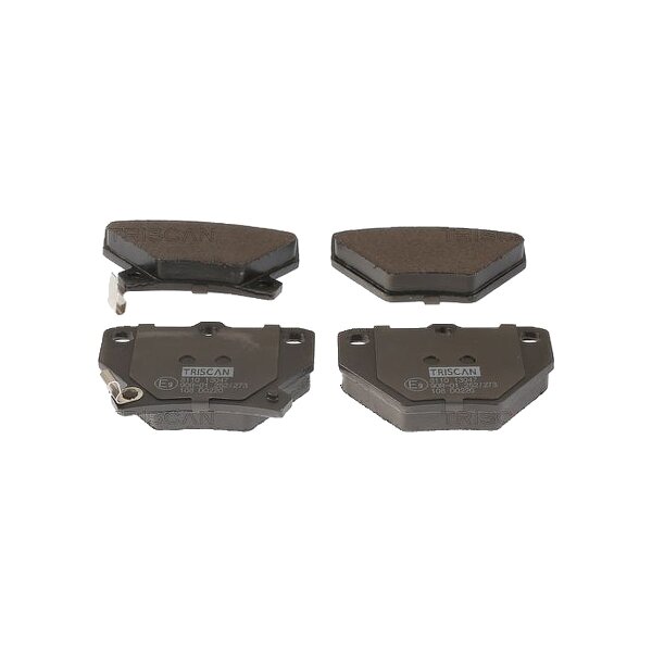 Brake pad set discs 14 mm TRISCAN IAM-Expertise for TOYOTA YARIS and others