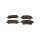 Brake pad set discs 18 mm TRISCAN IAM-Expertise for TOYOTA COROLLA and others