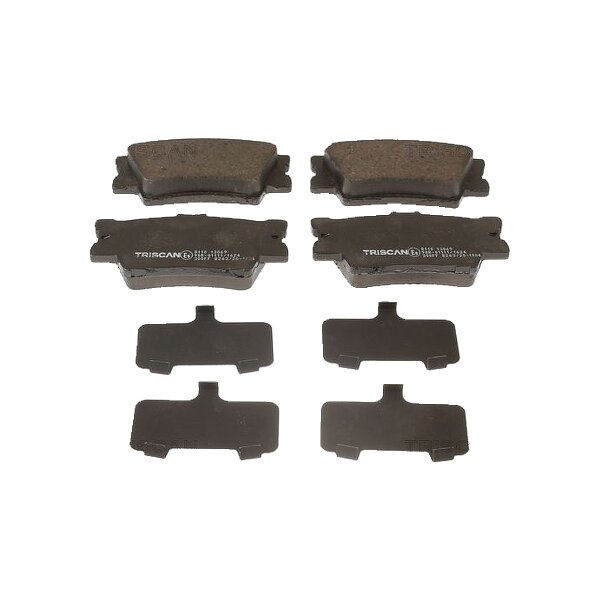 Brake pad set discs 15.4 mm TRISCAN IAM-Expertise for TOYOTA RAV and others