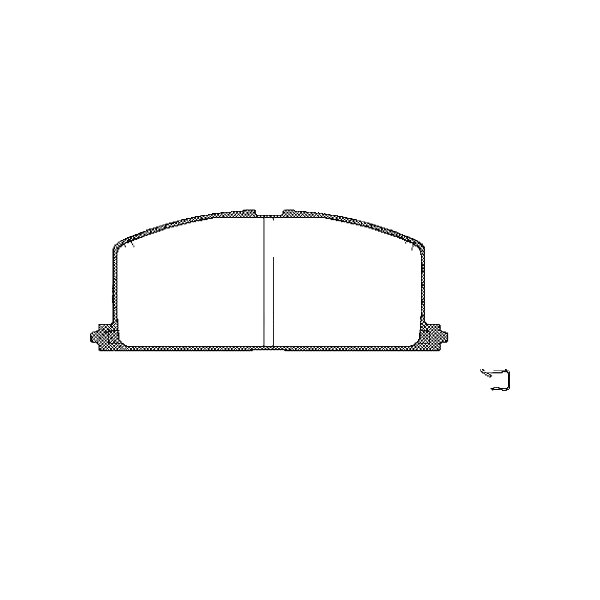 Bremsbelagsatz Scheiben 15 mm TRISCAN IAM-Expertise für u.a. TOYOTA COROLLA