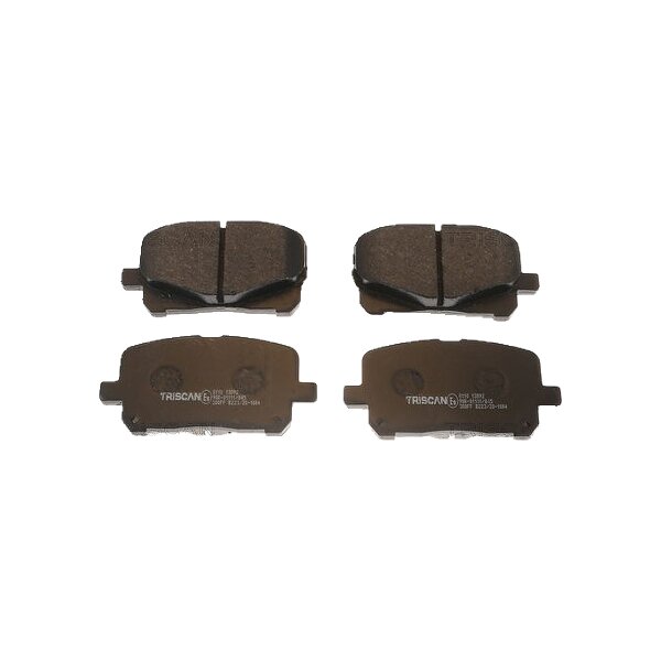 Brake Pad Set Disc Brake 17 mm TRISCAN IAM-Expertise for e.g. TOYOTA PREVIA