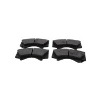 Brake pad set discs 18 mm with wear warning TRISCAN for...