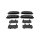 Brake pad set discs 17.6 mm TRISCAN IAM-Expertise for TOYOTA CAMRY and others