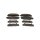 Brake Pad Set Disc Brake 17.5 mm TRISCAN for e.g. TOYOTA RAV