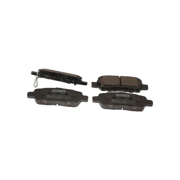Brake pad set discs 13.7 mm TRISCAN IAM-Expertise for e.g. NISSAN QASHQAI