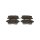 Brake pad set discs 17.3 mm TRISCAN IAM-Expertise for RENAULT CLIO and others