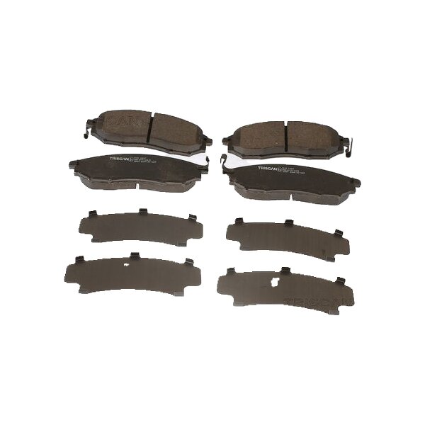 Brake pad set discs 17 mm TRISCAN IAM-Expertise for NISSAN NAVARA and others