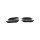 Brake pad set discs 17 mm TRISCAN IAM-Expertise for e.g. NISSAN NV200