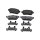 Brake pad set discs 15.2 mm TRISCAN IAM-Expertise for e.g. NISSAN QASHQAI