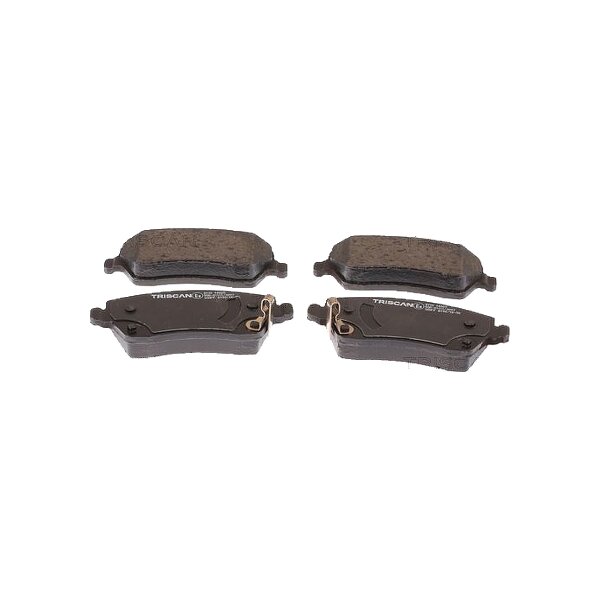 Brake pad set discs 17.3 mm TRISCAN IAM-Expertise for NISSAN MICRA and others