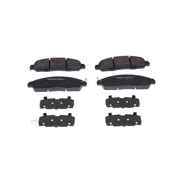 Brake pad set discs 17 mm TRISCAN IAM-Expertise for NISSAN NAVARA and others