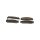 Brake pad set discs 17 mm with wear warning TRISCAN for e.g. NISSAN PICK