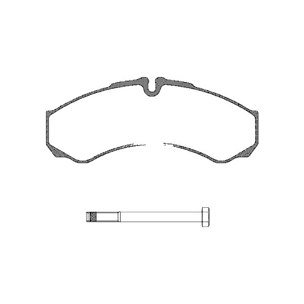 Brake Pad Set Disc Brake 20.2 mm TRISCAN for IVECO DAILY and others