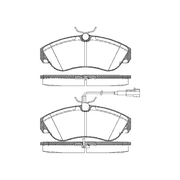 Brake Pad Set Disc Brake 19.5 mm TRISCAN for PEUGEOT BOXER and others