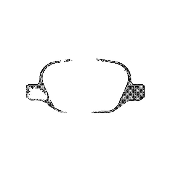 Brake pad set discs 16.5 mm TRISCAN for e.g. ALFA ROMEO 156 Sportwagon