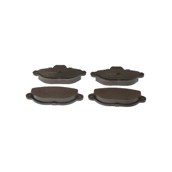 Brake pad set discs 17 mm TRISCAN IAM-Expertise for FIAT PANDA and others