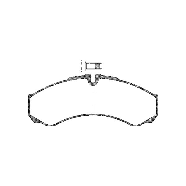 Brake pad set discs 17 mm TRISCAN IAM-Expertise for IVECO DAILY and others