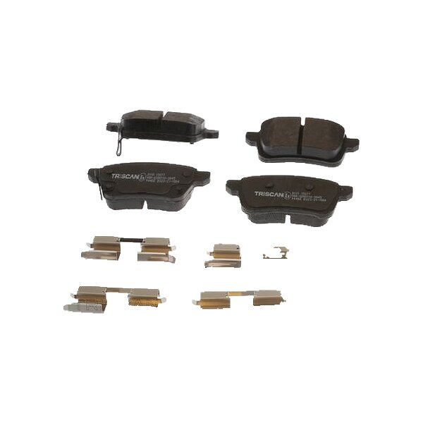 Brake pad set discs 17.6 mm TRISCAN IAM-Expertise for FIAT TIPO and others