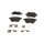 Brake pad set discs 17.6 mm TRISCAN IAM-Expertise for FIAT TIPO and others