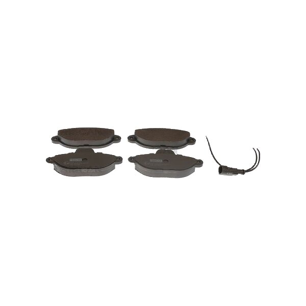 Brake pad set discs 17 mm TRISCAN IAM-Expertise for FIAT PUNTO and others