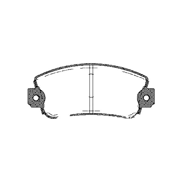 Brake Pad Set Disc Brake 18 mm TRISCAN IAM-Expertise for e.g. FIAT TIPO