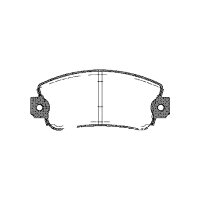 Brake Pad Set Disc Brake 18 mm TRISCAN IAM-Expertise for...