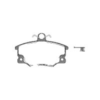 Brake Pad Set Disc Brake 17 mm TRISCAN IAM-Expertise for...