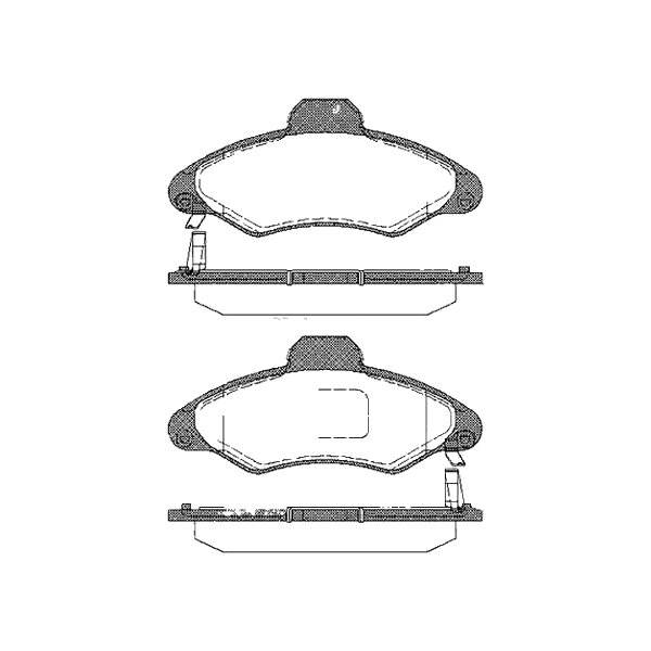 Brake pad set discs 18.6 mm TRISCAN IAM-Expertise for FORD ESCORT and others