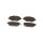Brake pad set discs 18 mm TRISCAN IAM-Expertise for FORD MONDEO and others