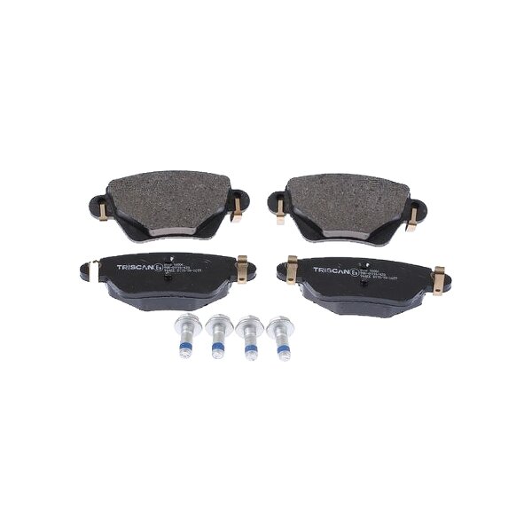 Brake pad set discs 16.8 mm TRISCAN IAM-Expertise for FORD MONDEO and others