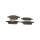 Brake Pad Set Disc Brake 18 mm TRISCAN IAM-Expertise for FORD KUGA and others