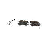 Brake pad set discs 17 mm TRISCAN IAM-Expertise for FORD...